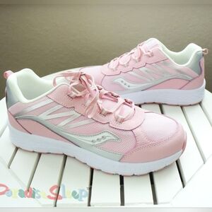 *NEW* Saucony Kids Grade School Cohesion Sport Shoes - Pink Shimmer - size 5M.